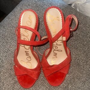 Sam Edelman Red Women's Sandals